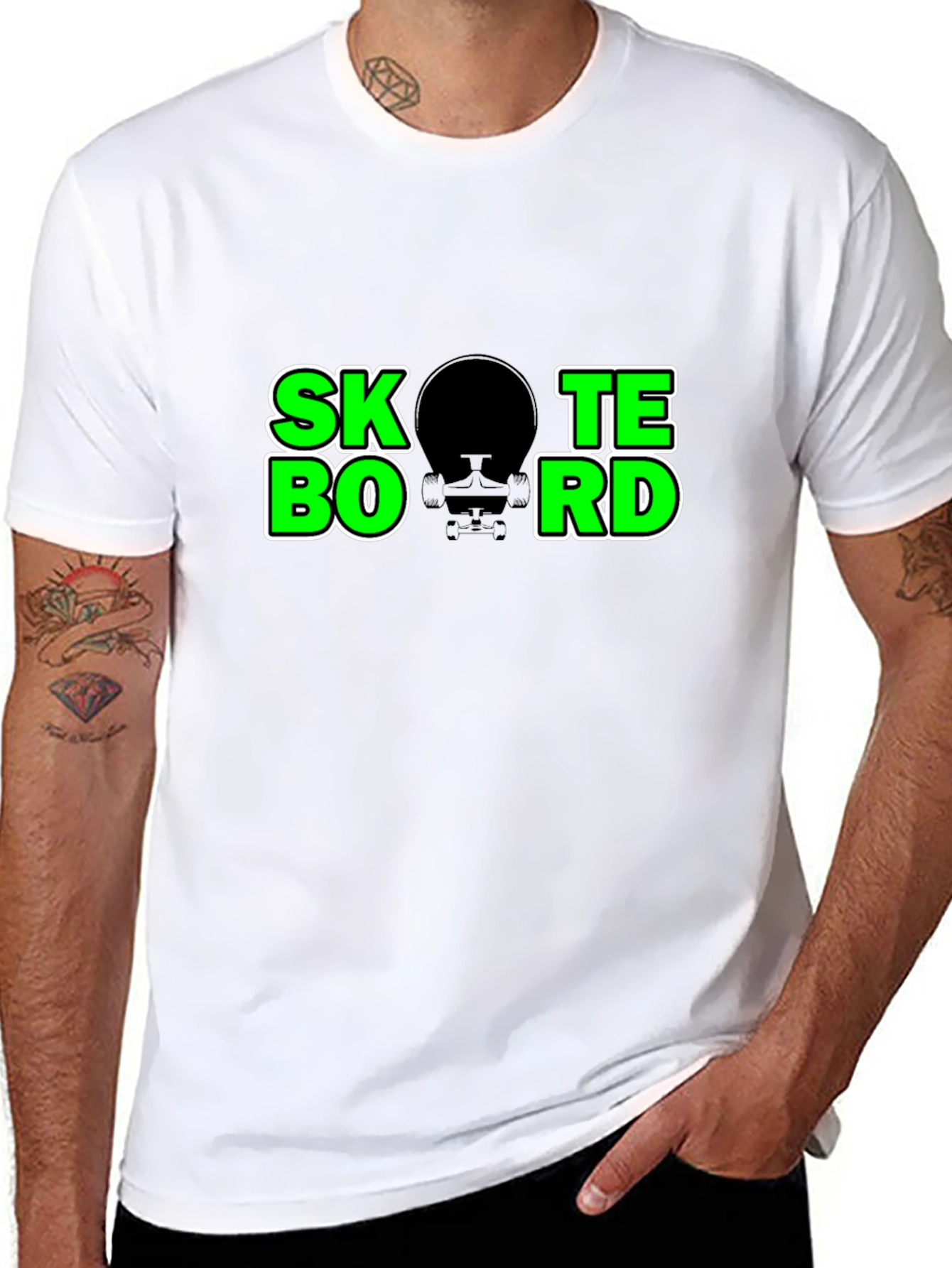 Skateboard T-Shirt - Cool Graphic Tee