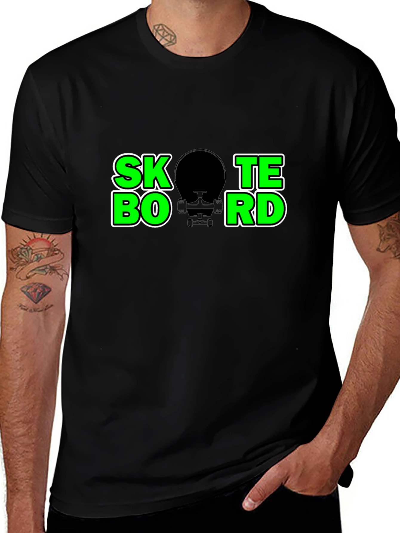 Skateboard T-Shirt - Cool Graphic Tee