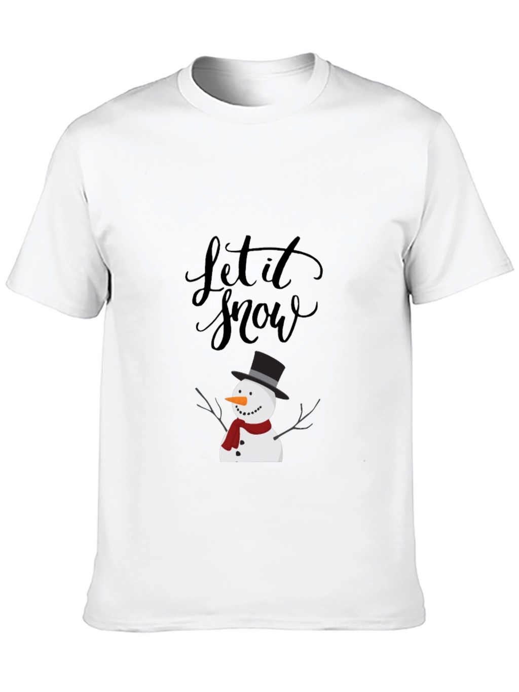 Let it Snow T-Shirt - Festive Winter Design