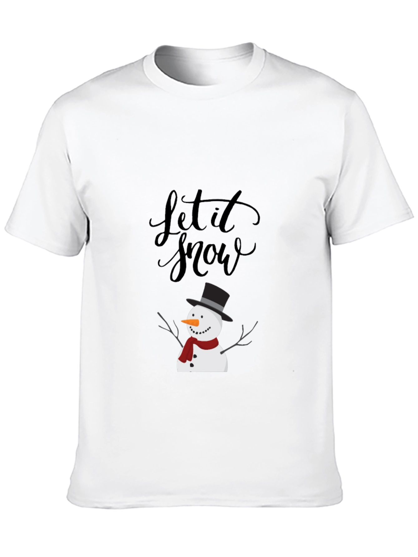 Let it Snow T-Shirt - Festive Winter Design