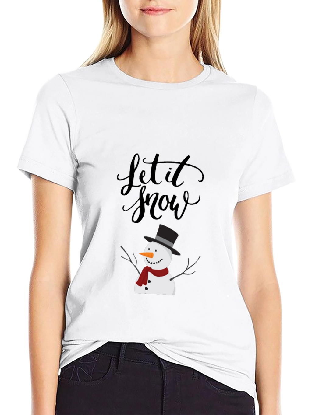 Let it Snow T-Shirt - Festive Winter Design