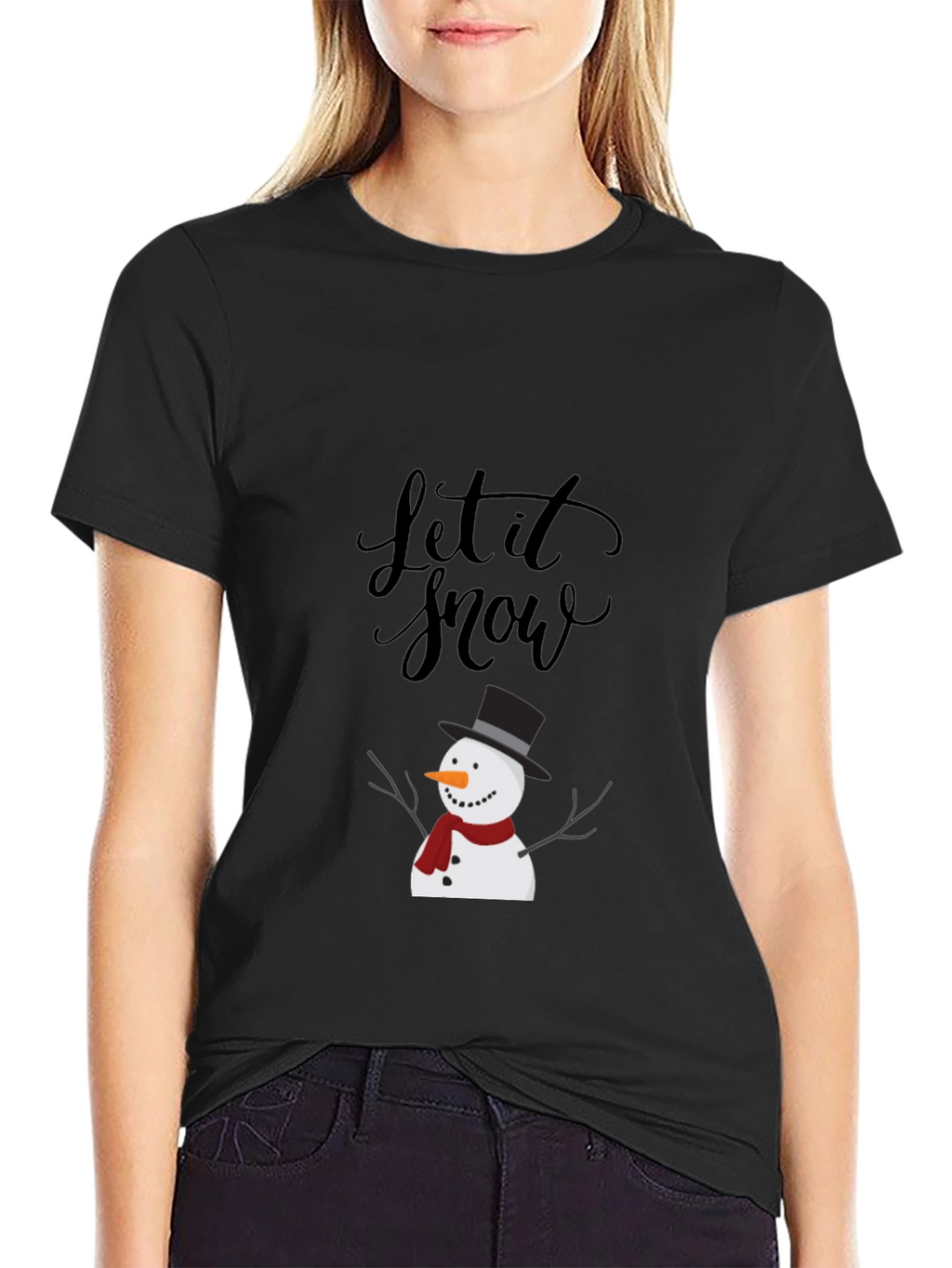 Let it Snow T-Shirt - Festive Winter Design