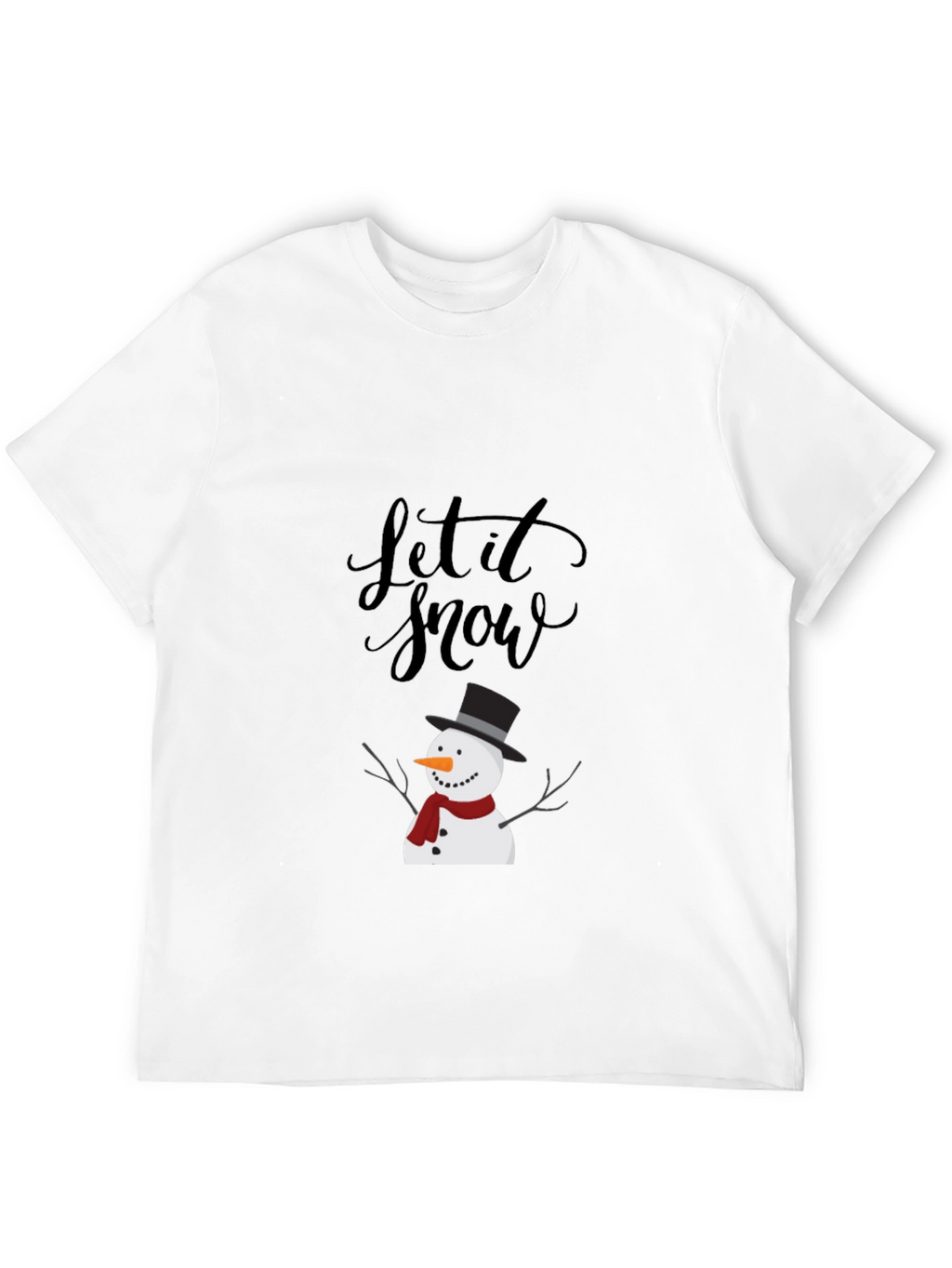Let it Snow T-Shirt - Festive Winter Design