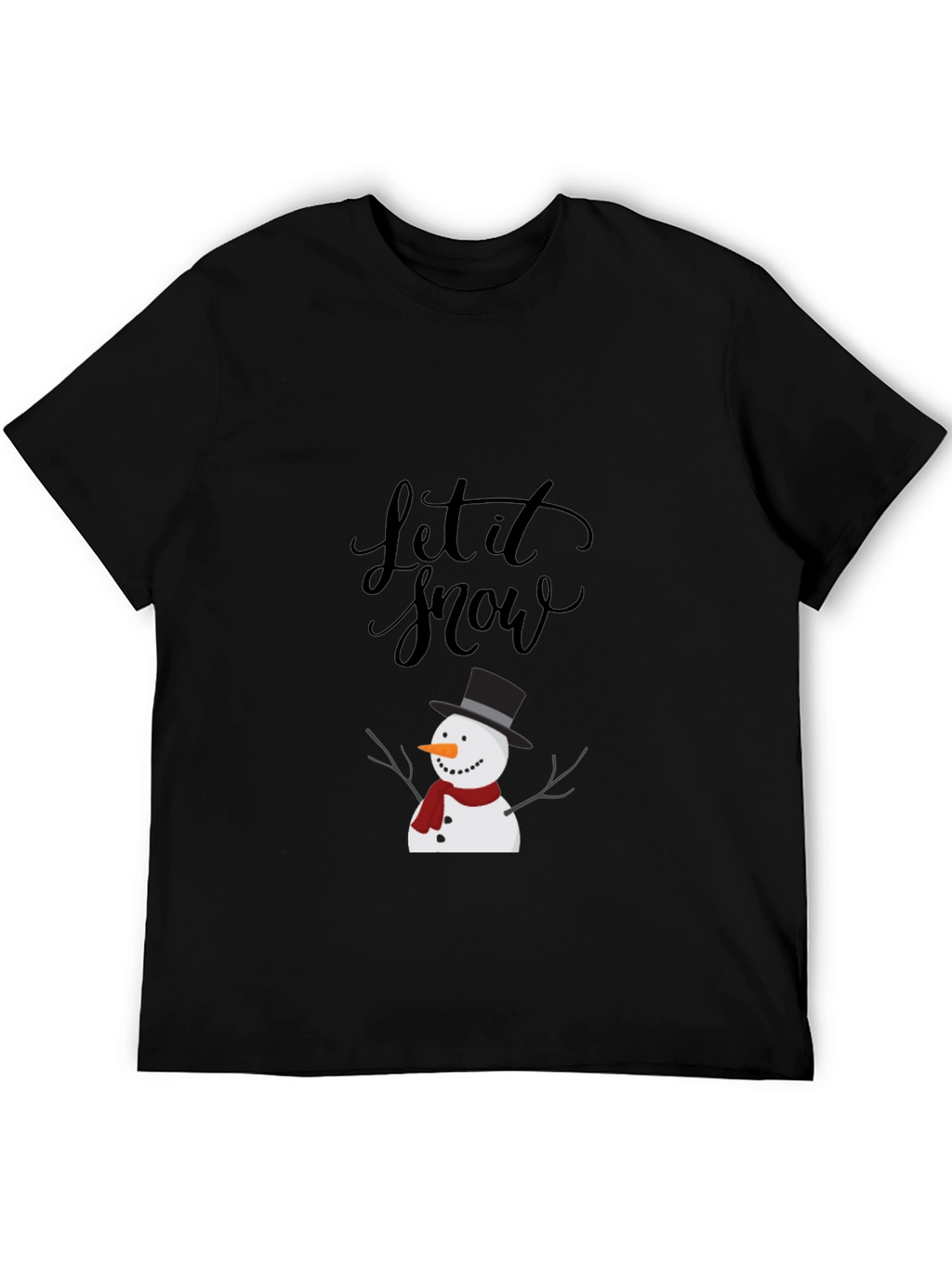 Let it Snow T-Shirt - Festive Winter Design
