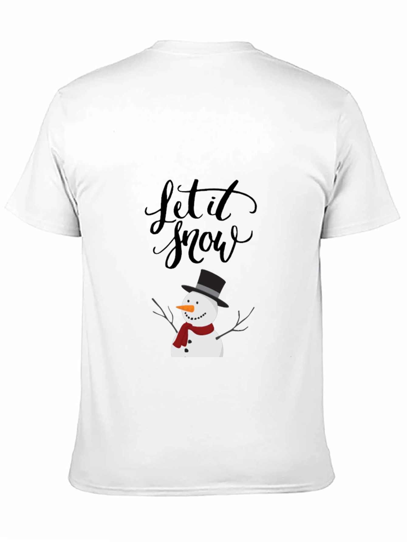 Let it Snow T-Shirt - Festive Winter Design