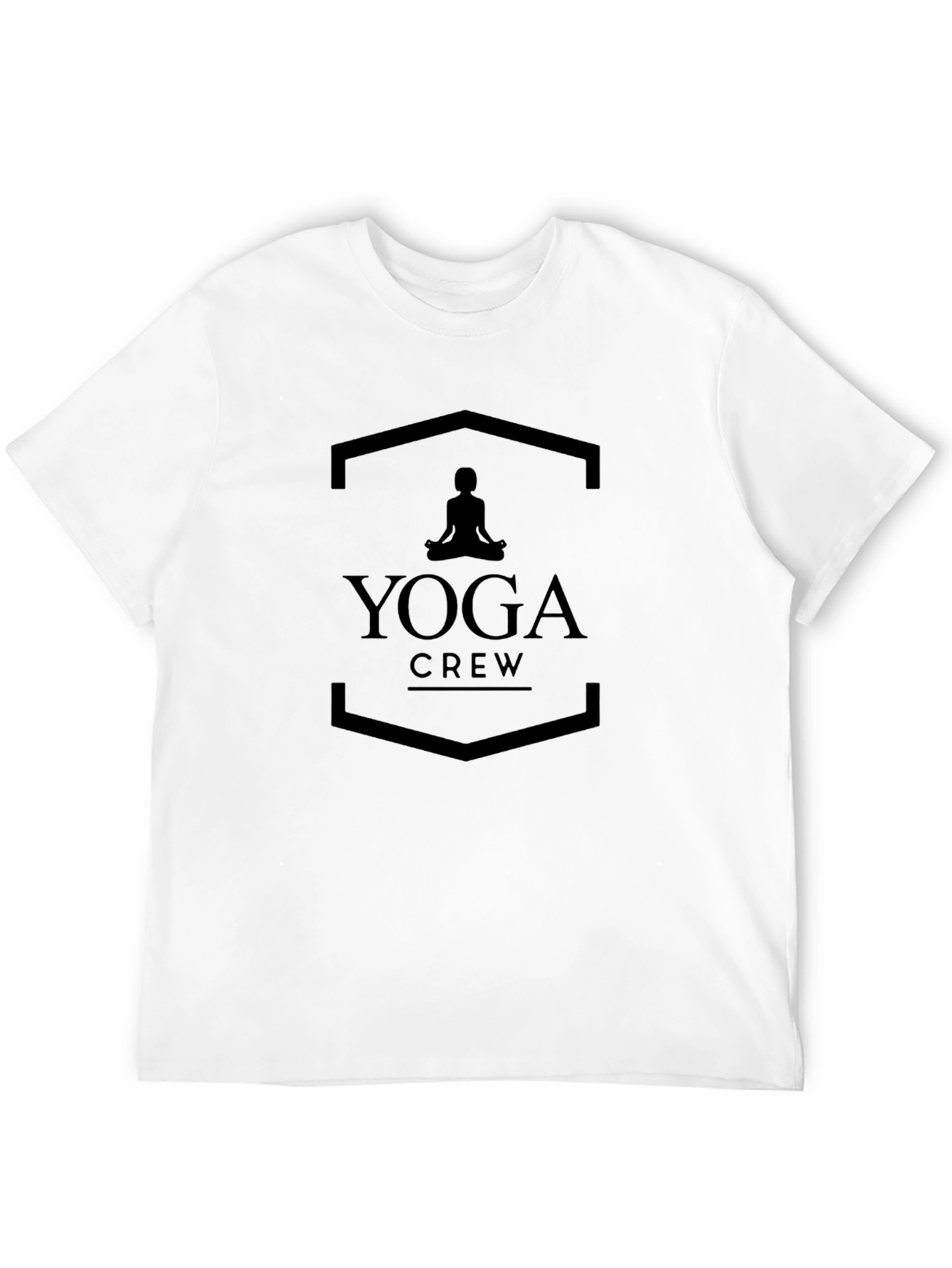 Yoga Crew Black T-Shirt Mens Graphic Tee