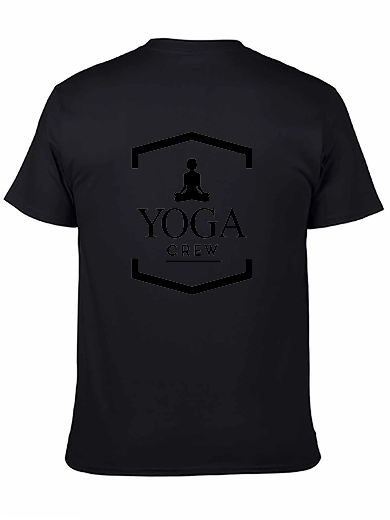 Yoga Crew Black T-Shirt Mens Graphic Tee