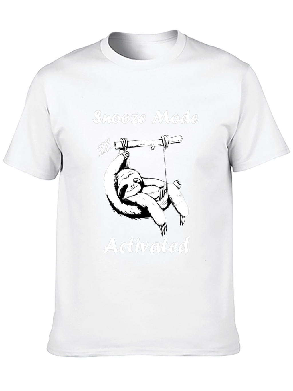 Snooze Mode Activated Sloth Graphic T-Shirt