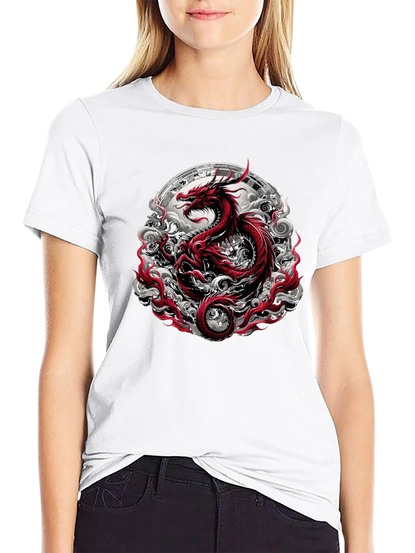 Red Dragon Graphic T-Shirt