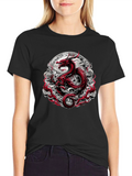Red Dragon Graphic T-Shirt