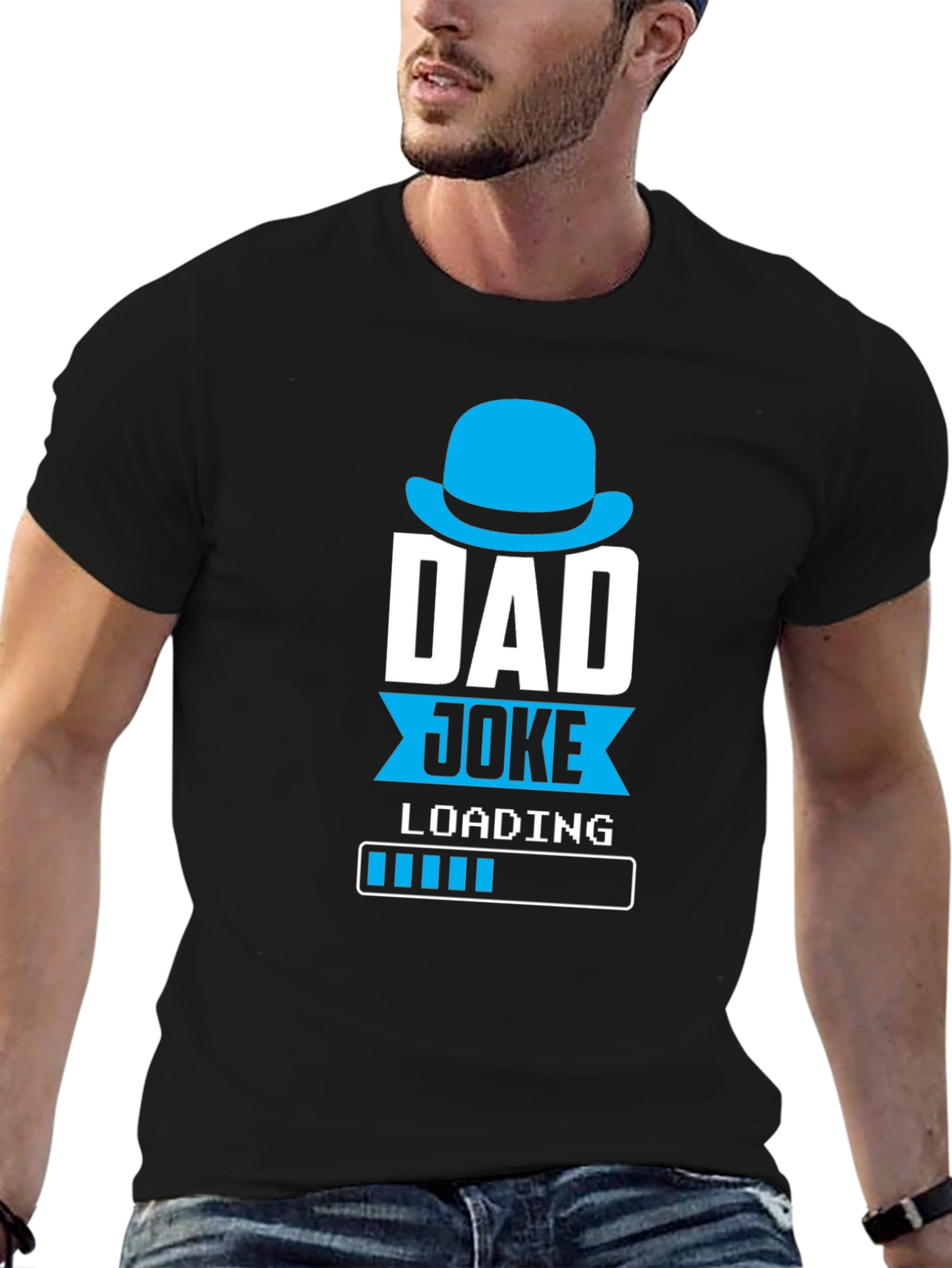 Dad Joke Loading T-Shirt Funny Fathers Day Gift
