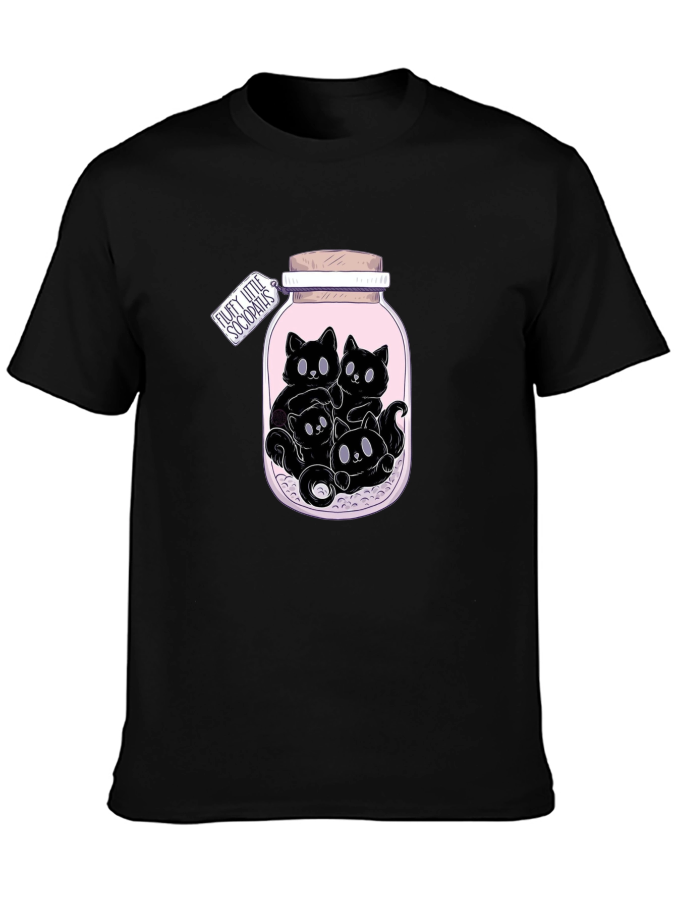 Jar of Kittens T-Shirt - Fluffy Sociopaths