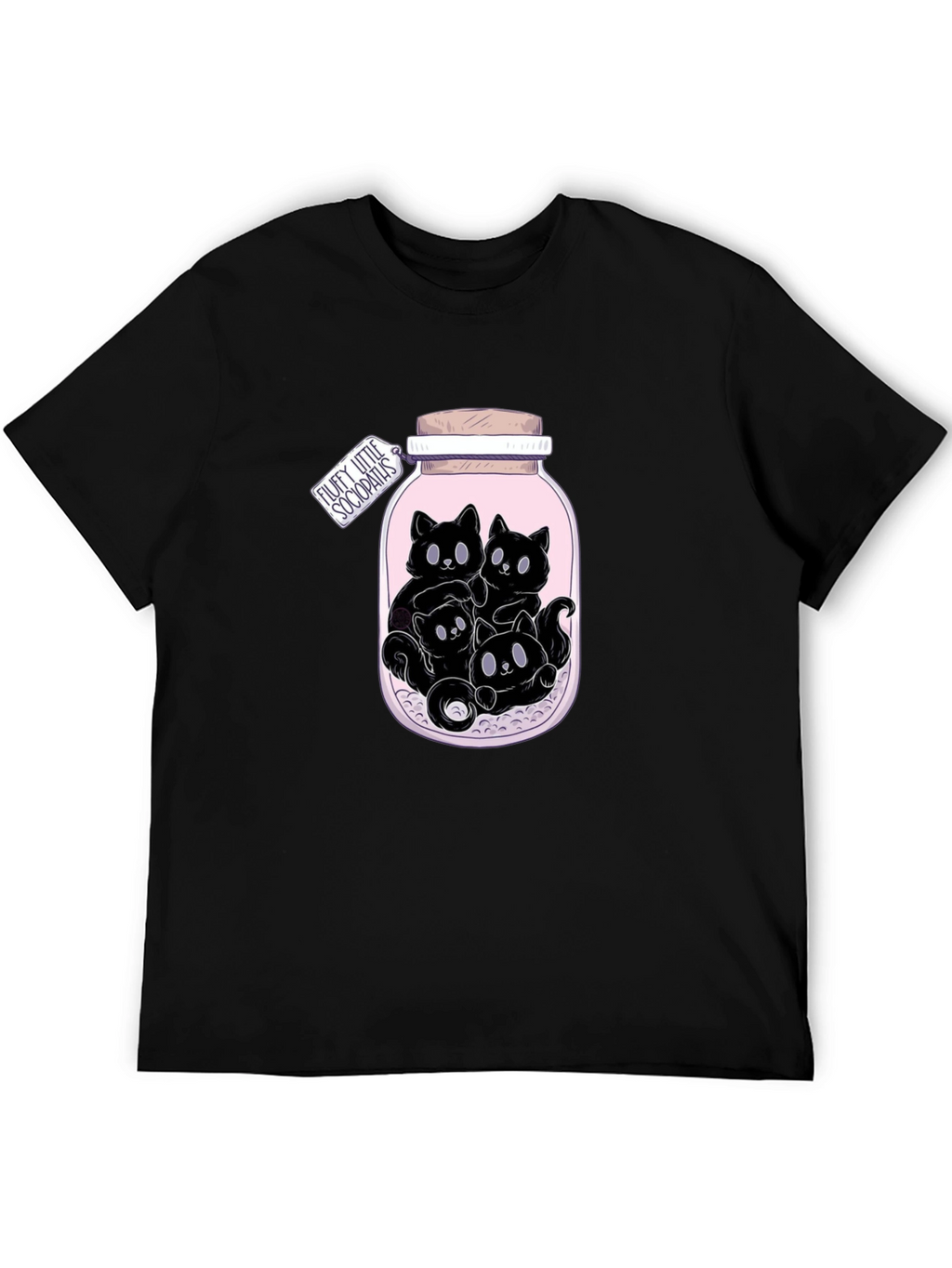 Jar of Kittens T-Shirt - Fluffy Sociopaths