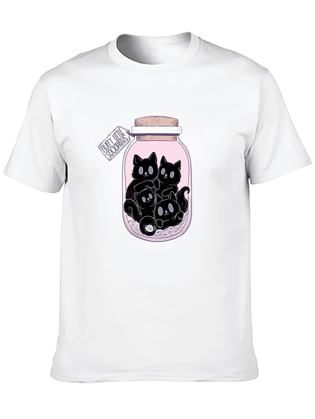 Jar of Kittens T-Shirt - Fluffy Sociopaths