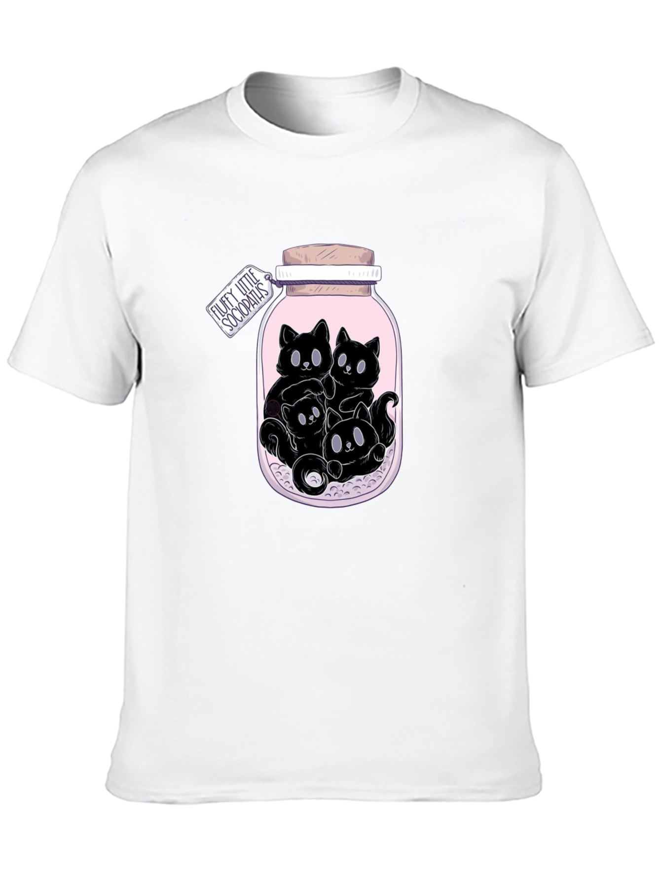 Jar of Kittens T-Shirt - Fluffy Sociopaths
