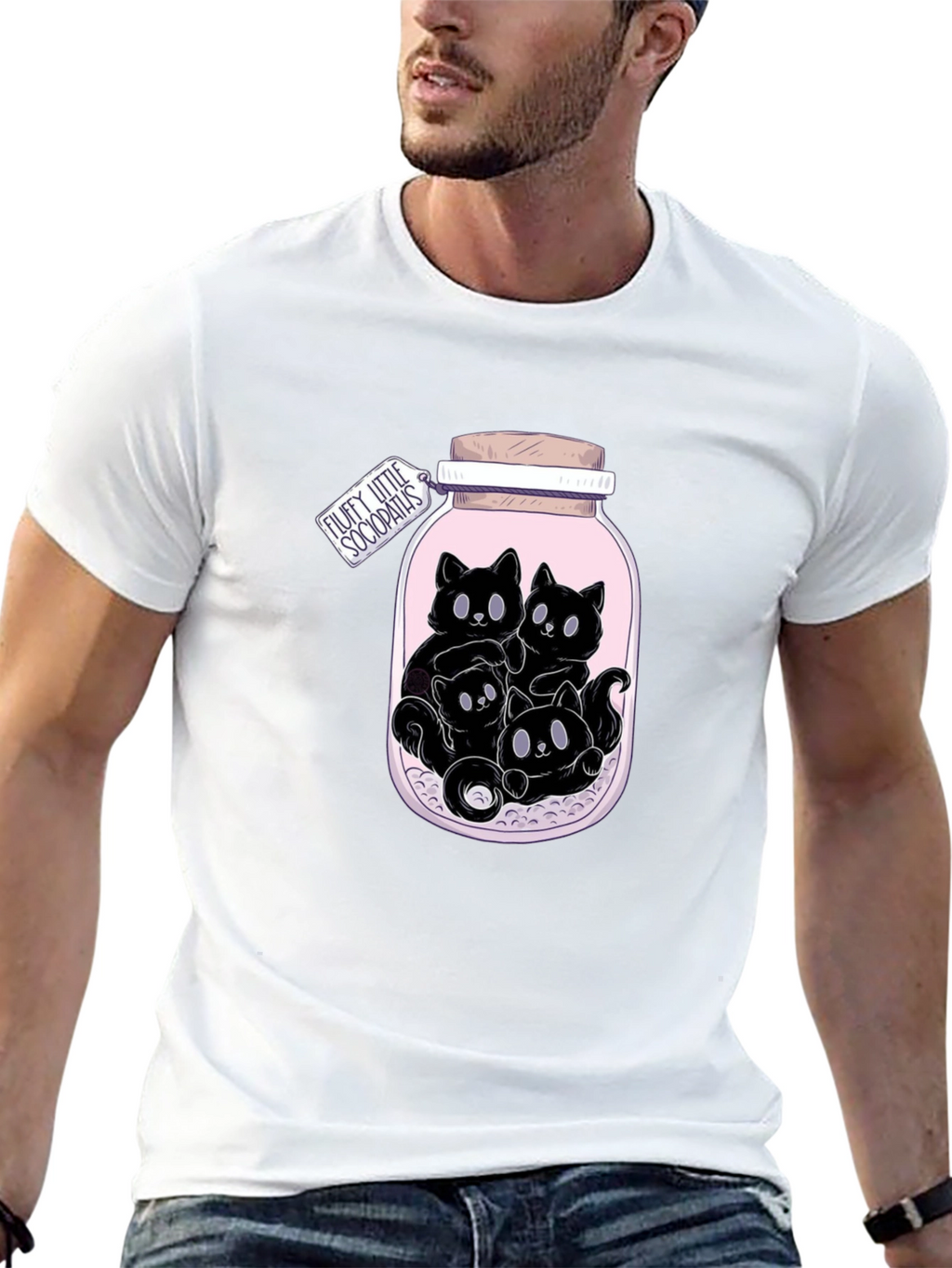 Jar of Kittens T-Shirt - Fluffy Sociopaths