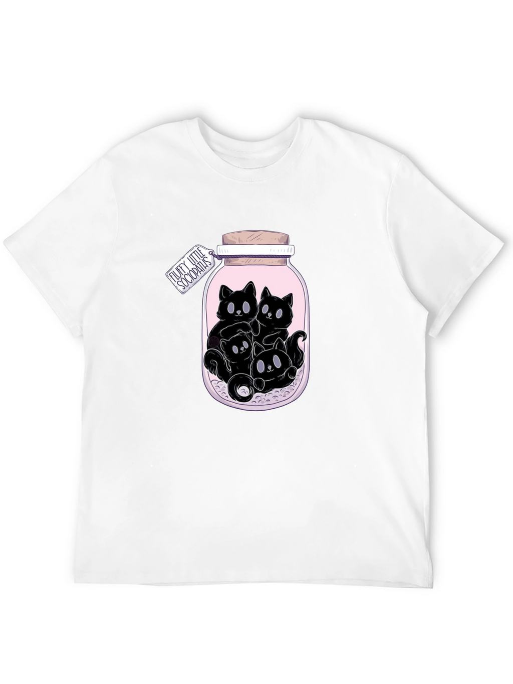 Jar of Kittens T-Shirt - Fluffy Sociopaths