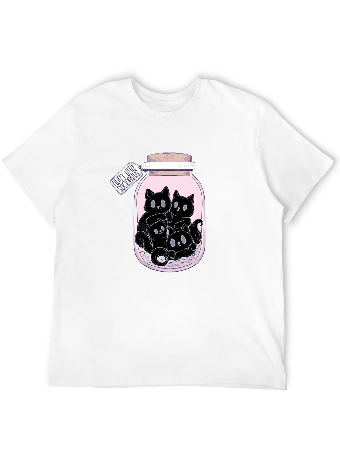 Jar of Kittens T-Shirt - Fluffy Sociopaths