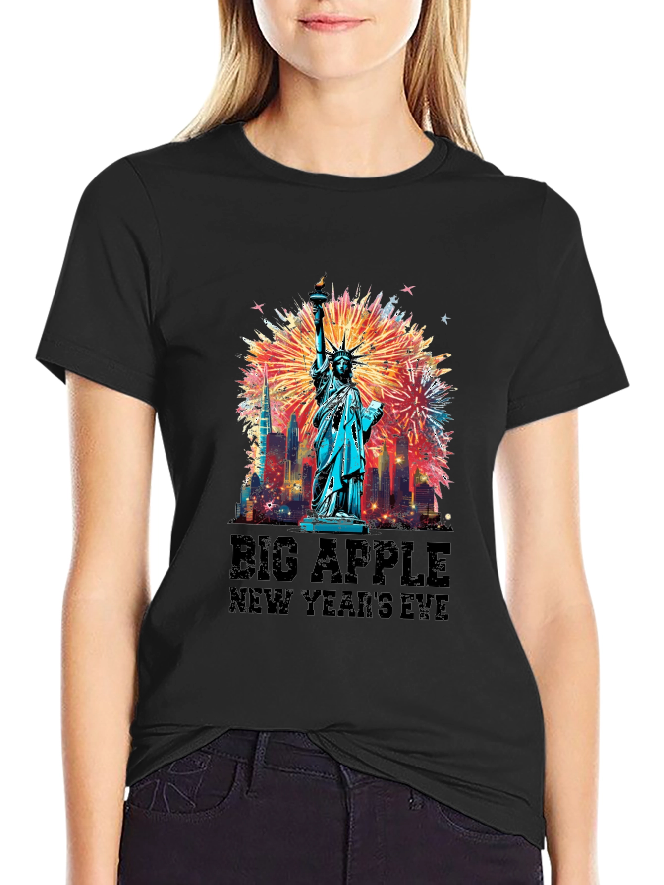 Big Apple New Years Eve Graphic Tee
