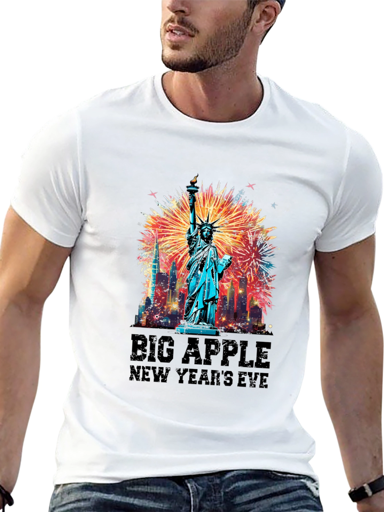 Big Apple New Years Eve Graphic Tee