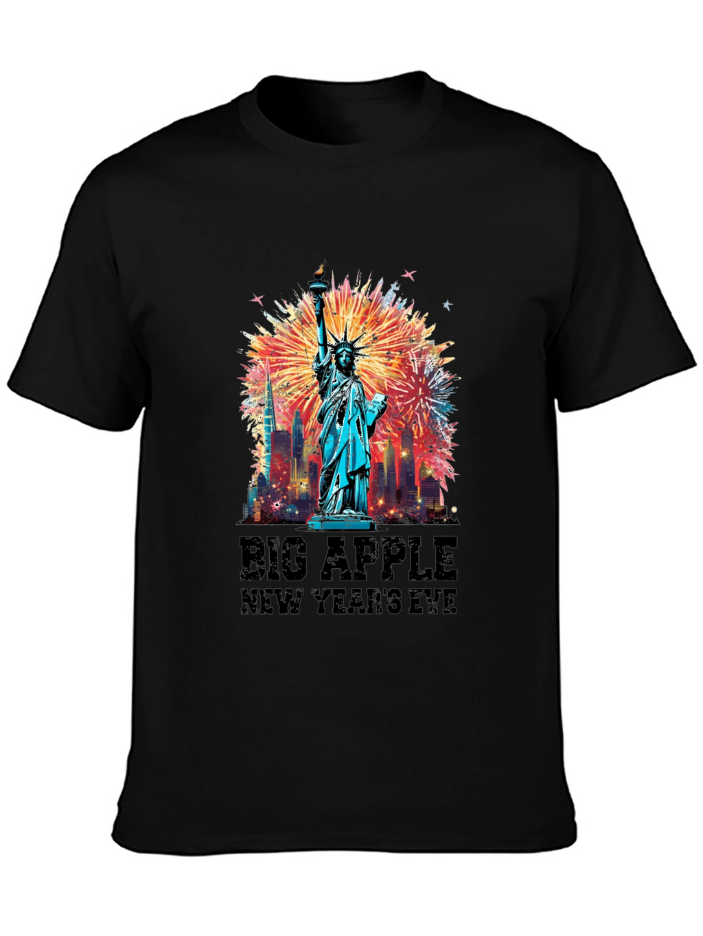 Big Apple New Years Eve Graphic Tee