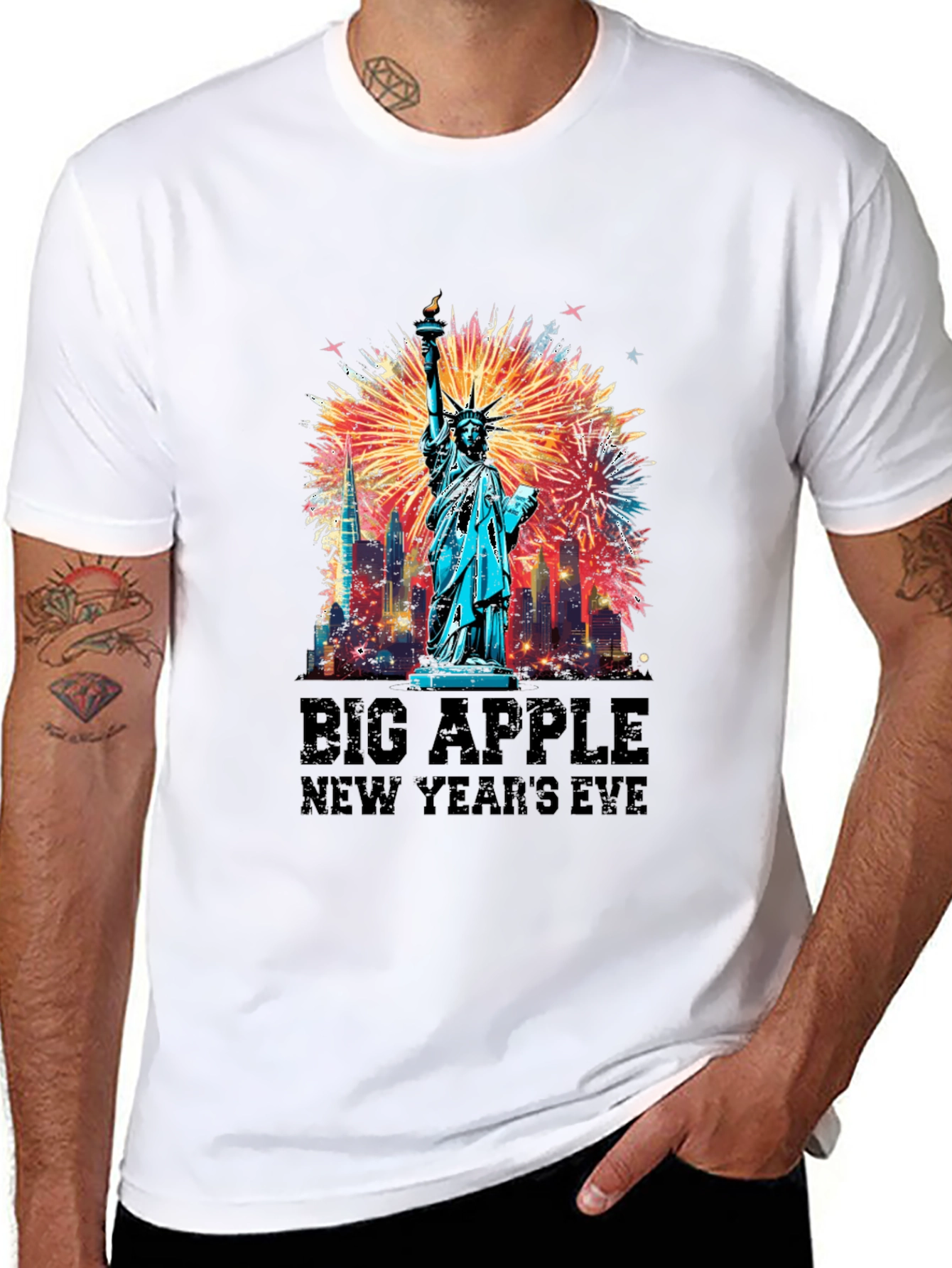 Big Apple New Years Eve Graphic Tee