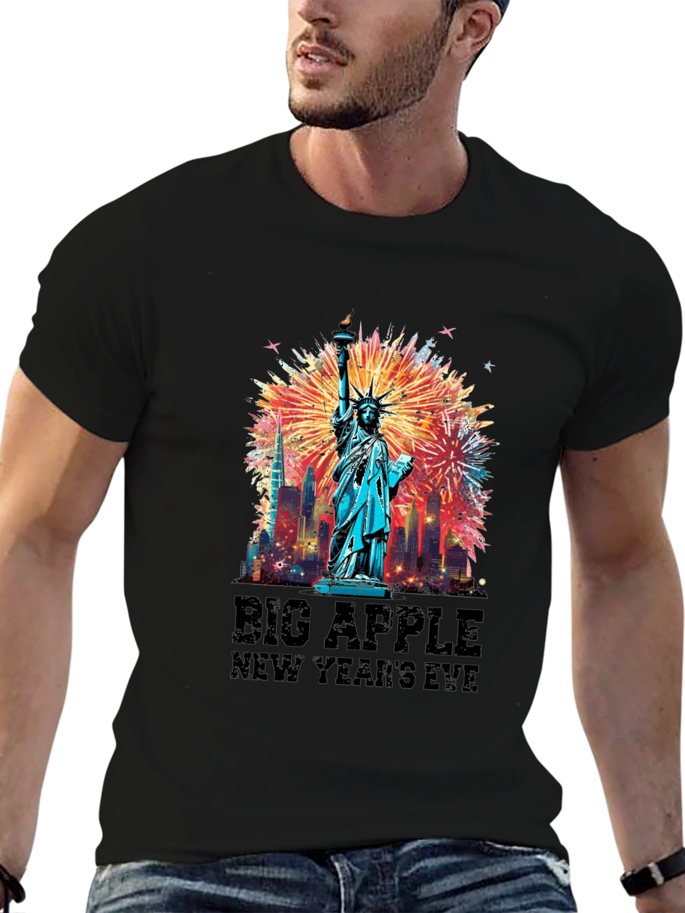 Big Apple New Years Eve Graphic Tee
