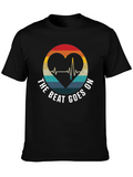 The Beat Goes On Heartbeat T-Shirt