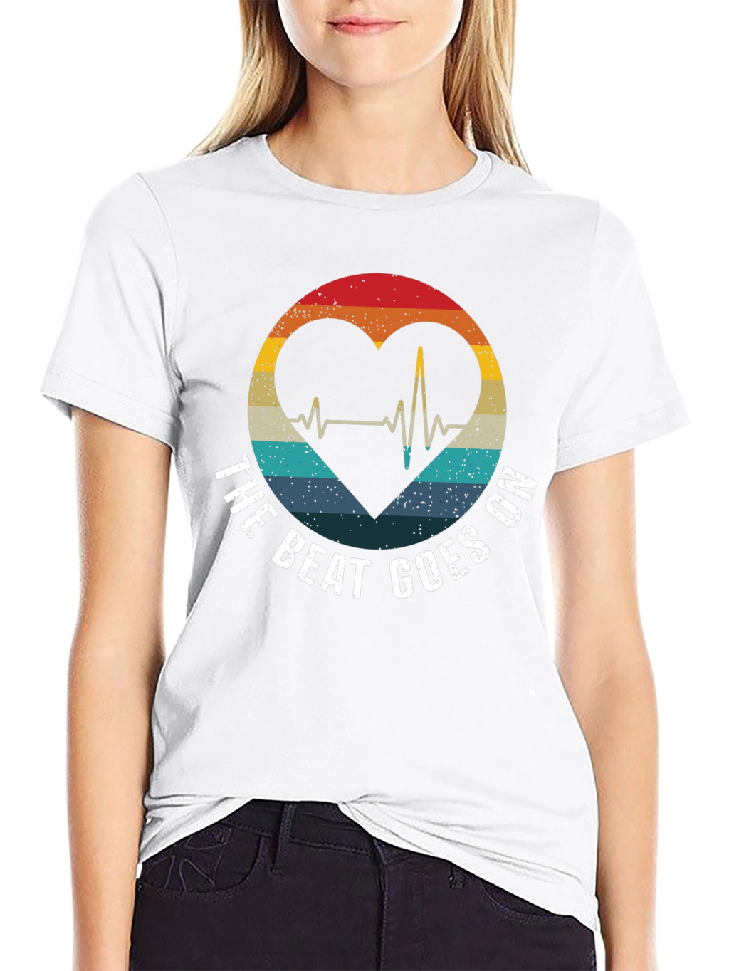 The Beat Goes On Heartbeat T-Shirt