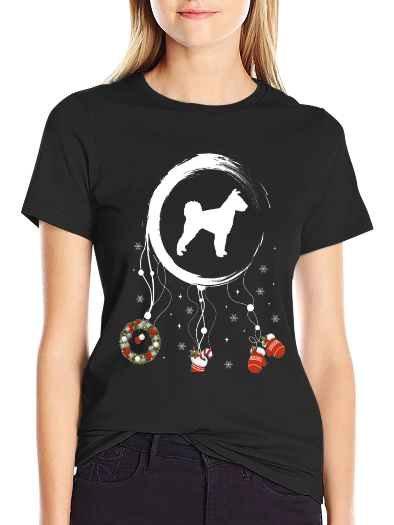 Festive Dog Dreamcatcher T-Shirt