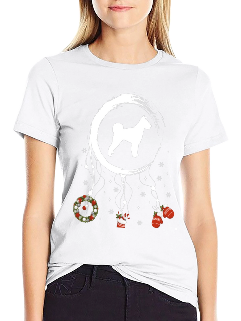 Festive Dog Dreamcatcher T-Shirt