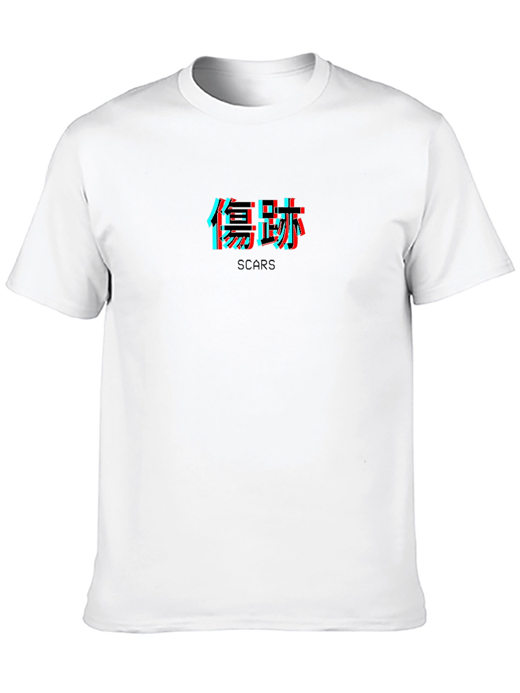 Scars Graphic Print Black T-Shirt