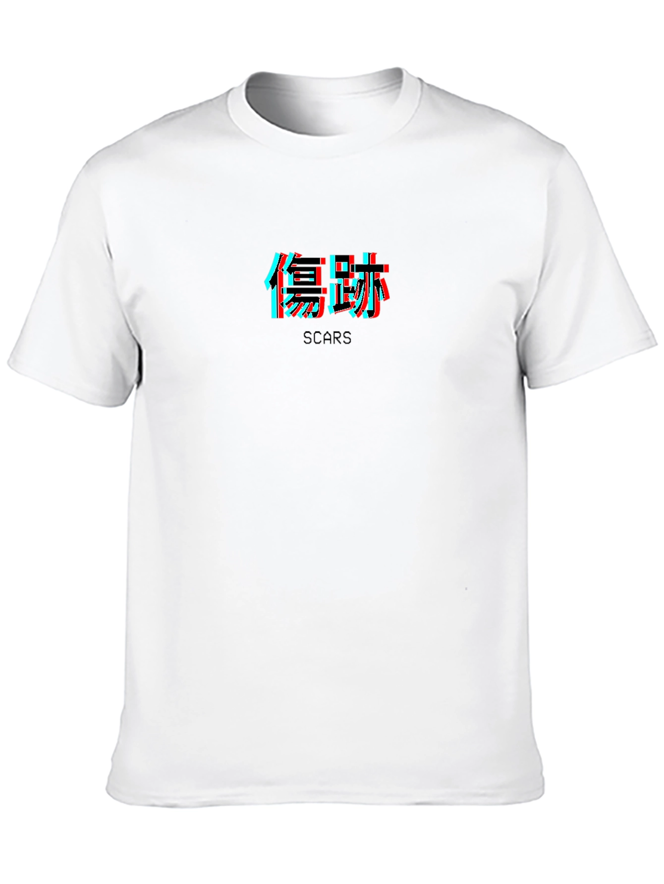Scars Graphic Print Black T-Shirt