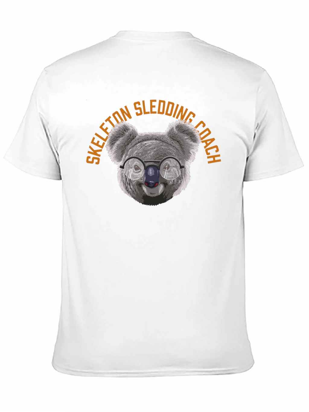 Skeleton Sledding Coach Koala T-Shirt
