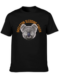 Skeleton Sledding Coach Koala T-Shirt