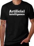 Artificial Intelligence Graphic Tee - Black