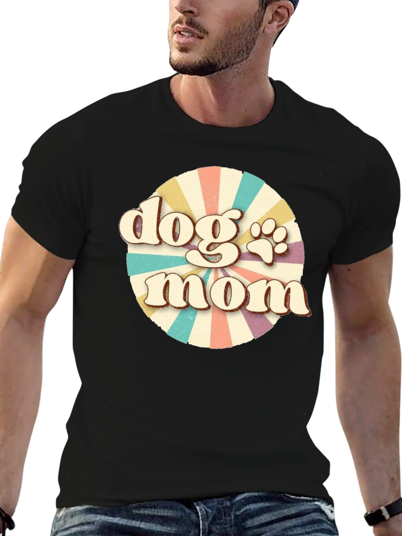 Retro Dog Mom T-Shirt – Vintage Dog Lover Tee