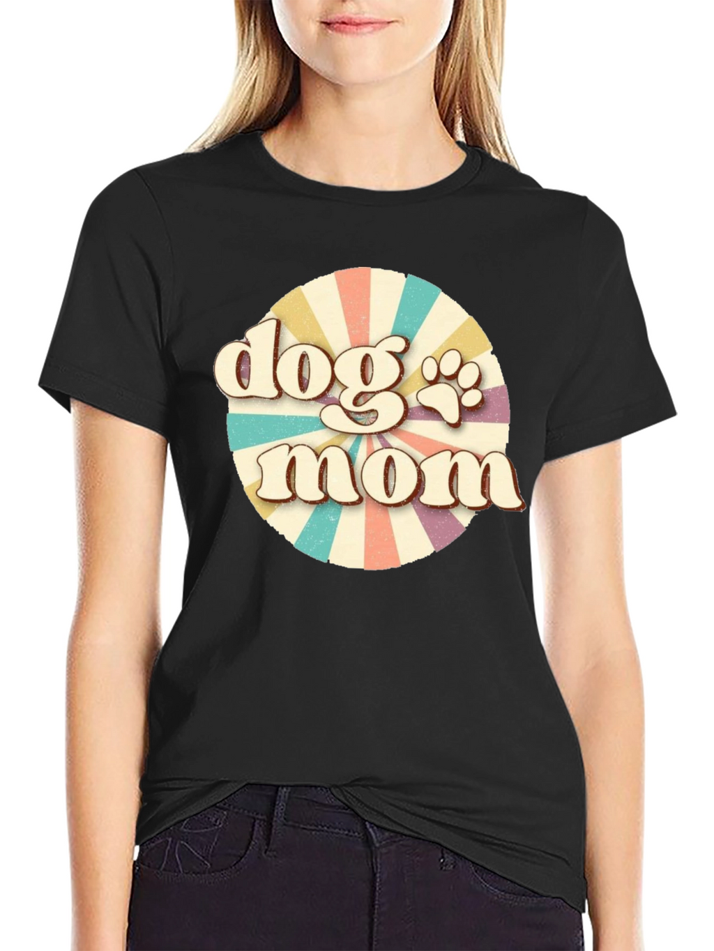 Retro Dog Mom T-Shirt – Vintage Dog Lover Tee