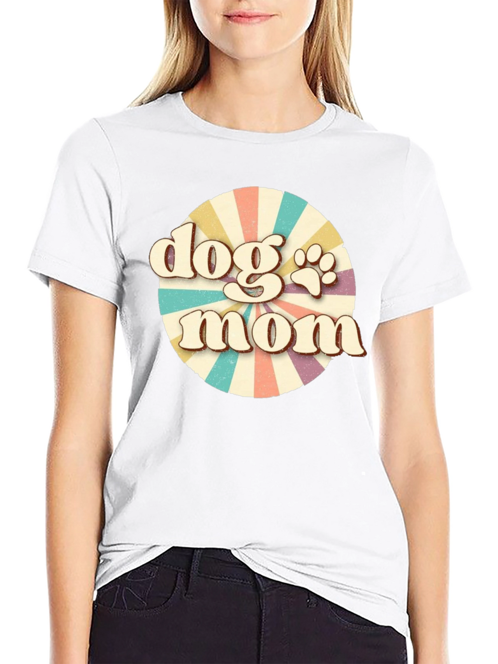 Retro Dog Mom T-Shirt – Vintage Dog Lover Tee