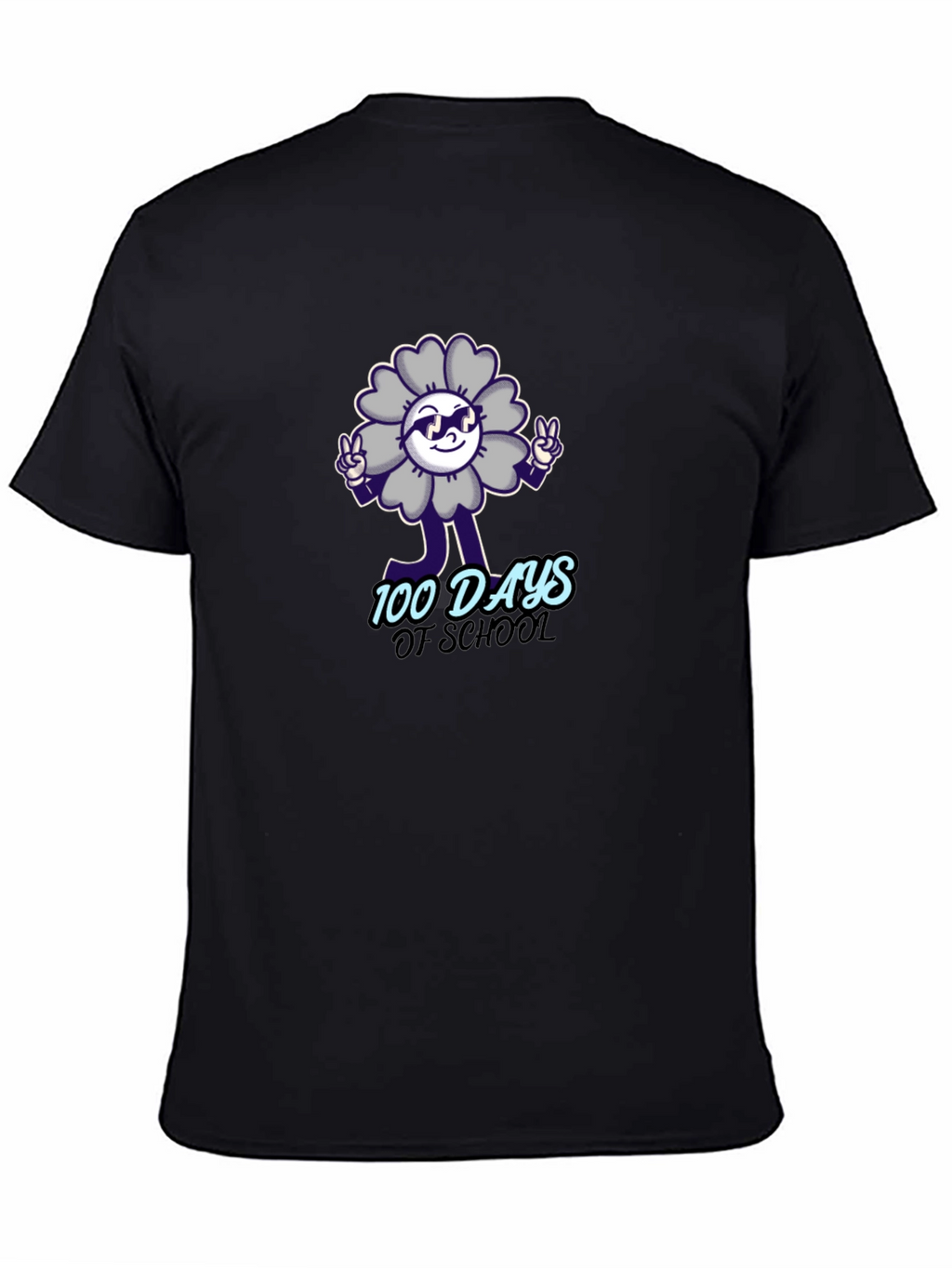100 Days of School Flower Graphic Tee