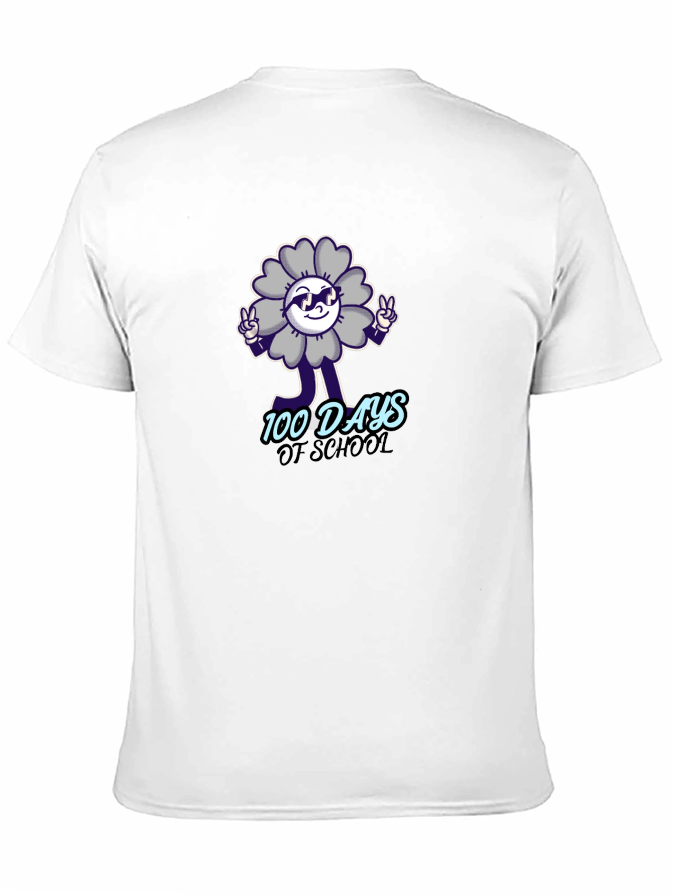 100 Days of School Flower Graphic Tee