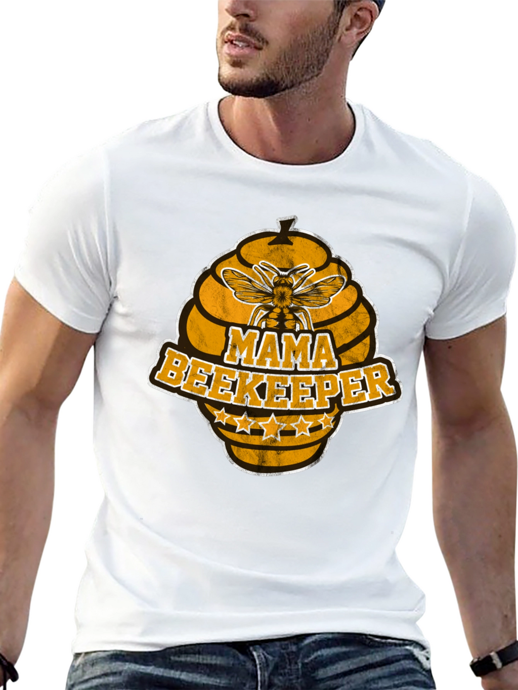 Mama Beekeeper Graphic T-Shirt