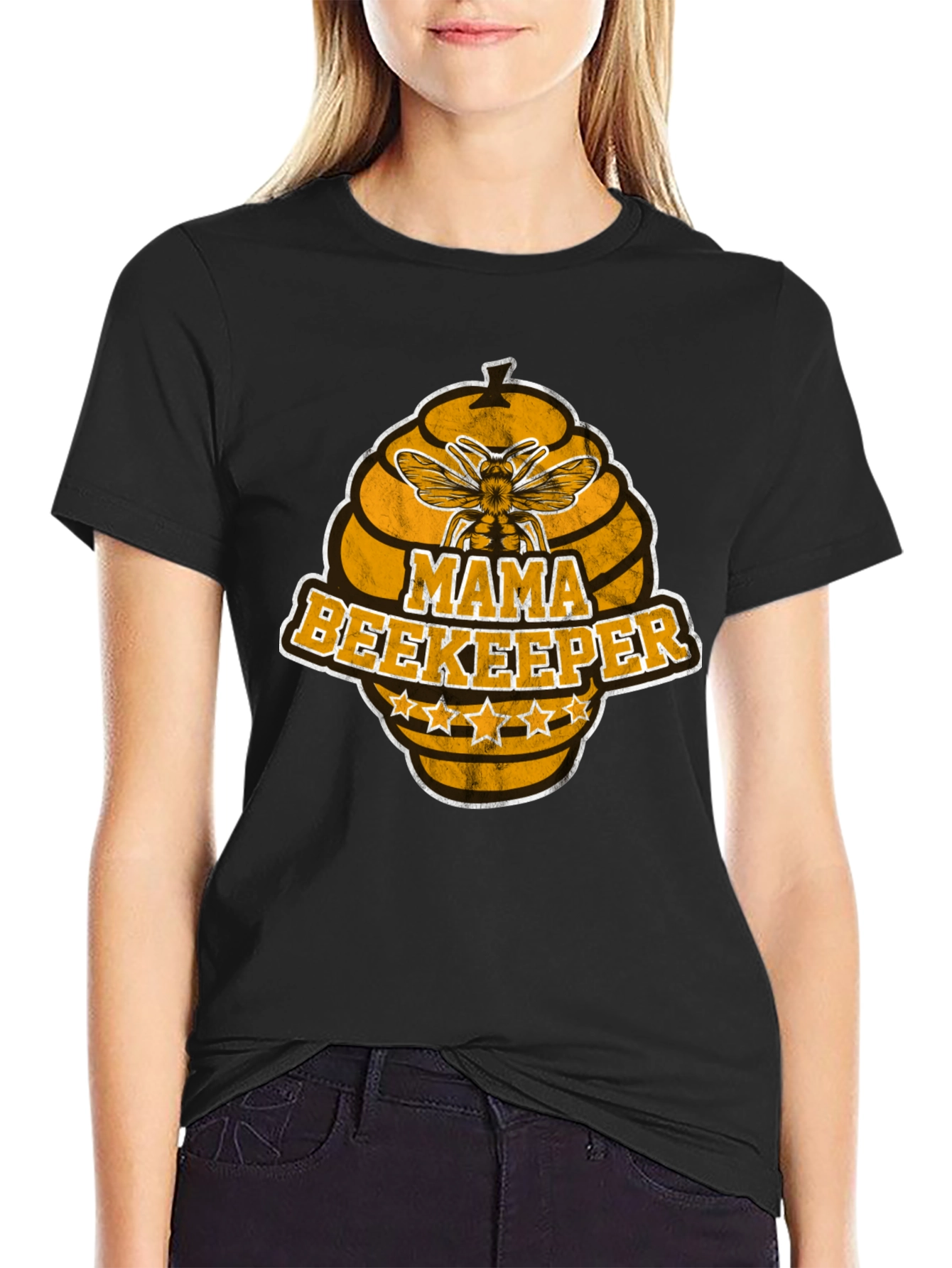 Mama Beekeeper Graphic T-Shirt