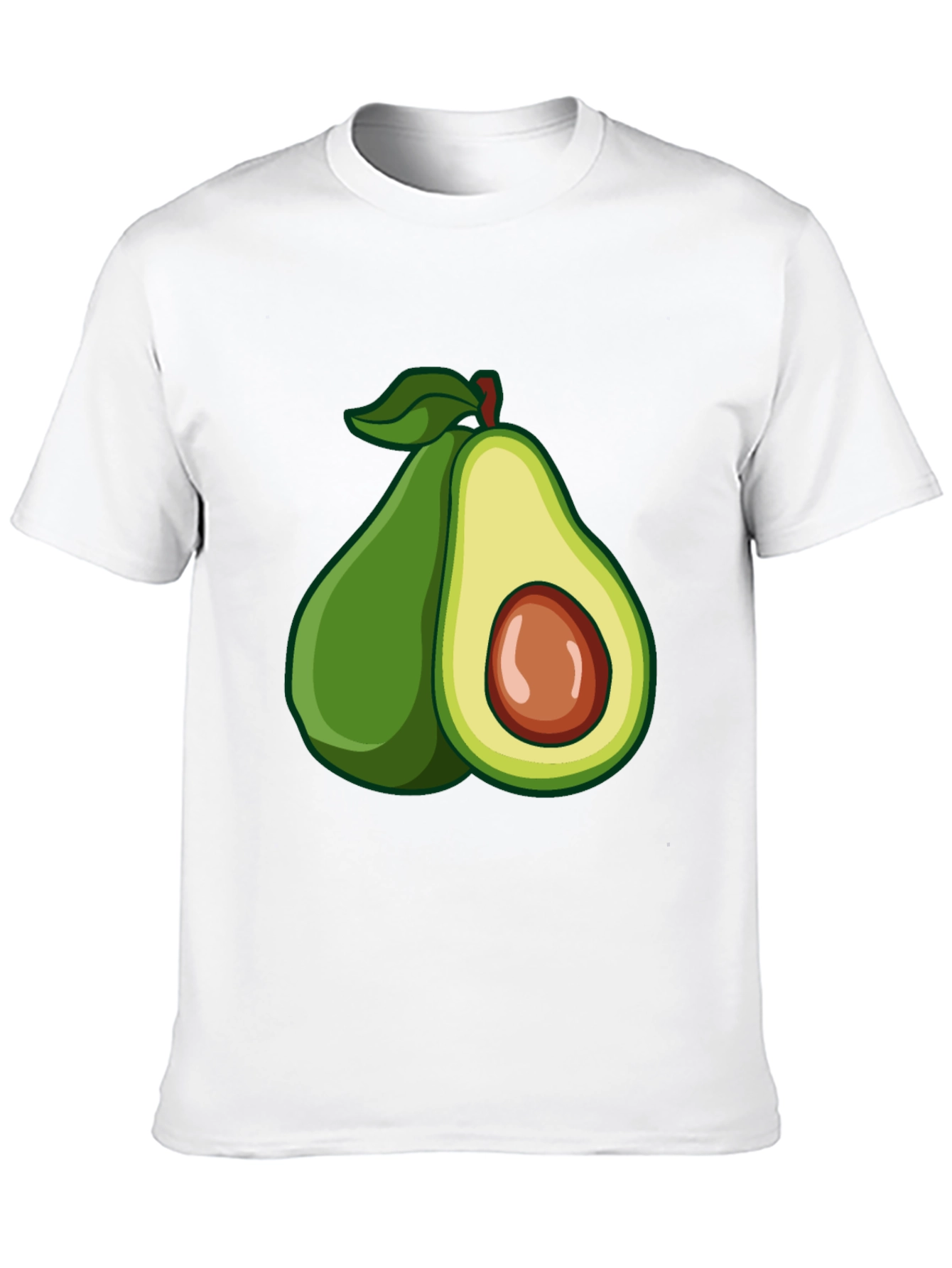 Avocado Graphic Black T-Shirt