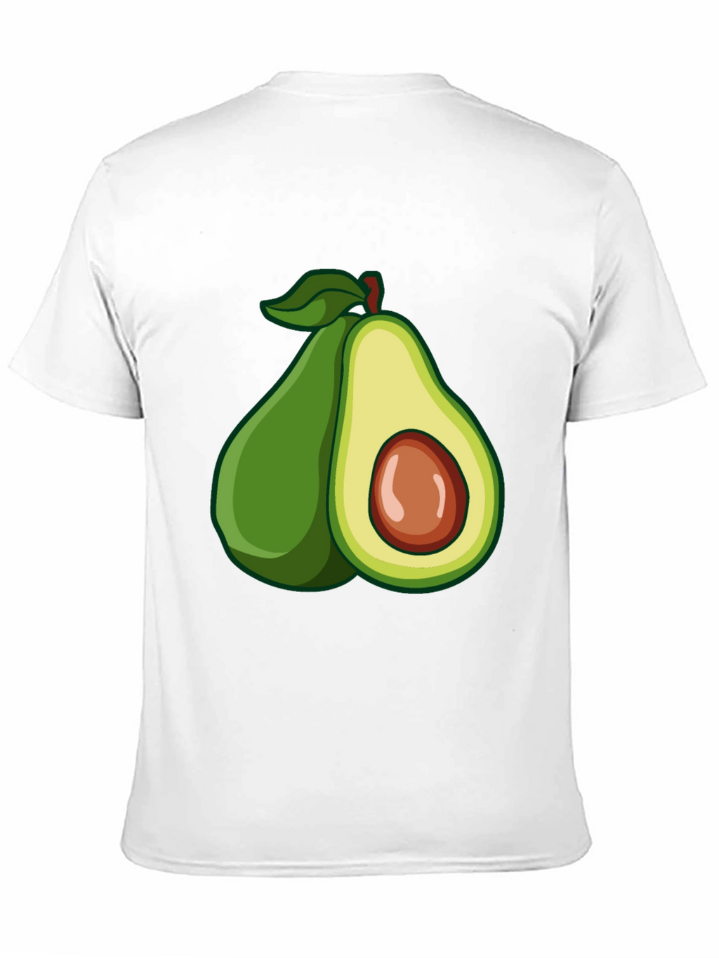 Avocado Graphic Black T-Shirt