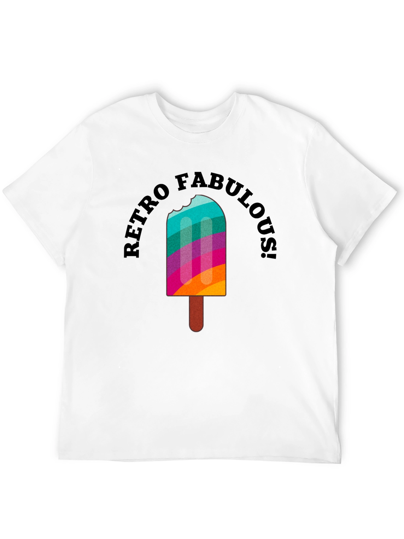 Retro Fabulous Popsicle Graphic Tee - Summer Vibes