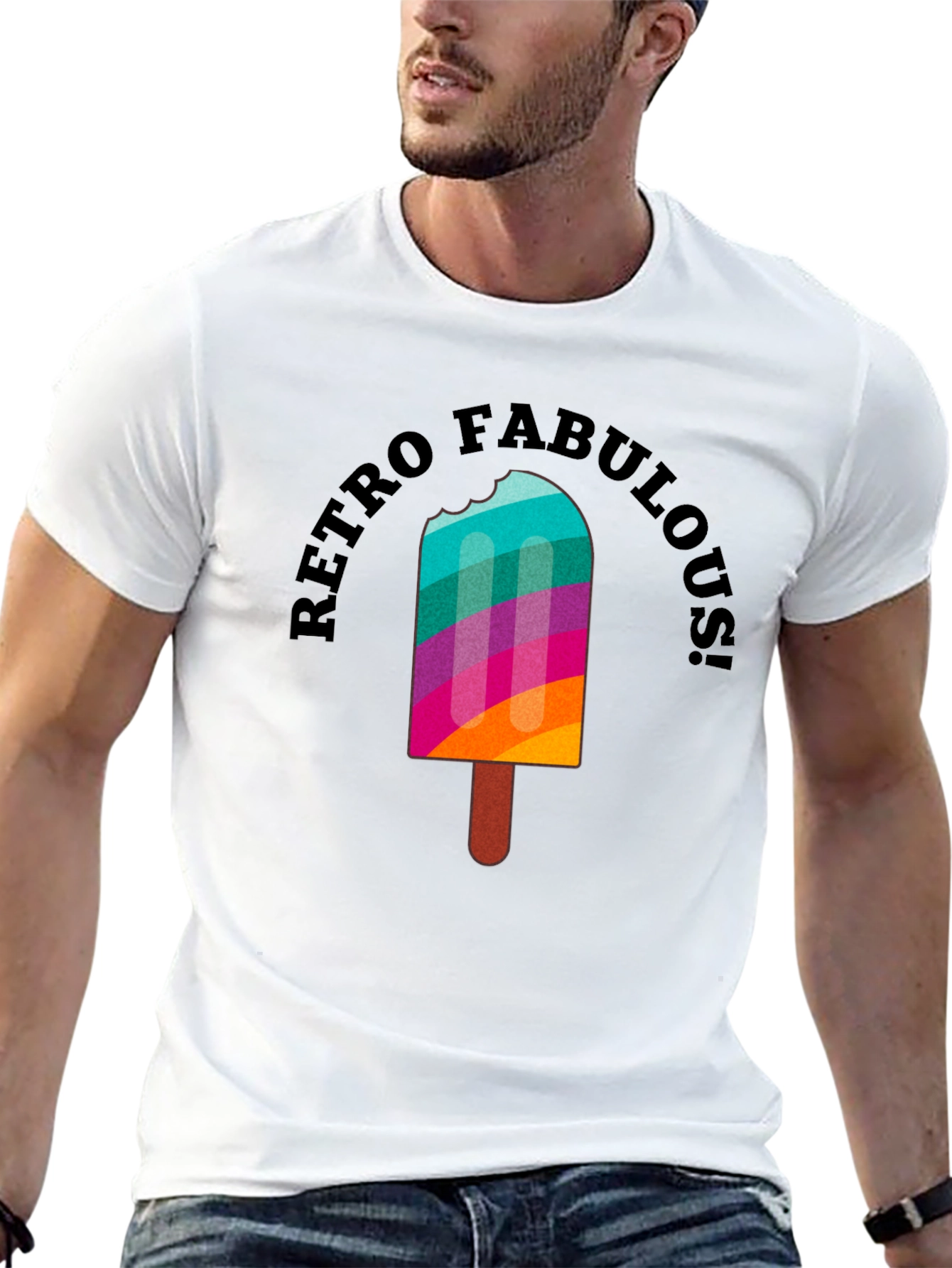 Retro Fabulous Popsicle Graphic Tee - Summer Vibes