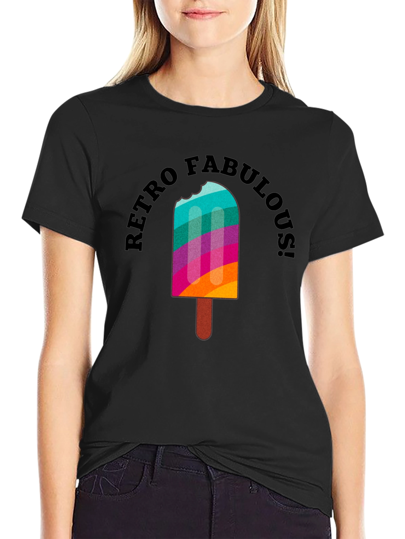 Retro Fabulous Popsicle Graphic Tee - Summer Vibes
