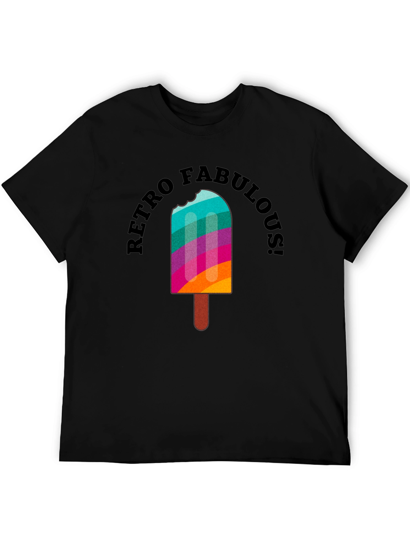 Retro Fabulous Popsicle Graphic Tee - Summer Vibes