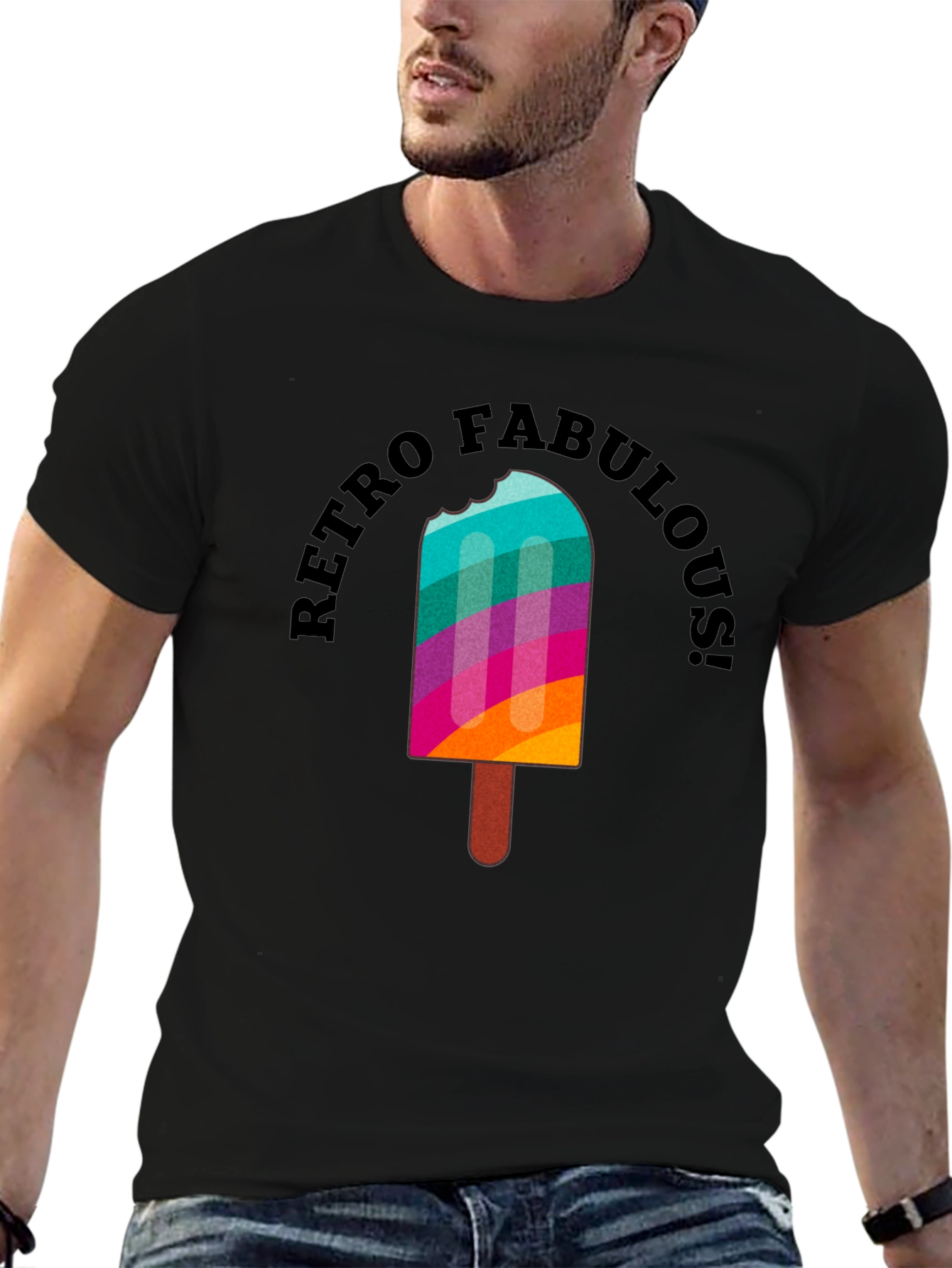 Retro Fabulous Popsicle Graphic Tee - Summer Vibes